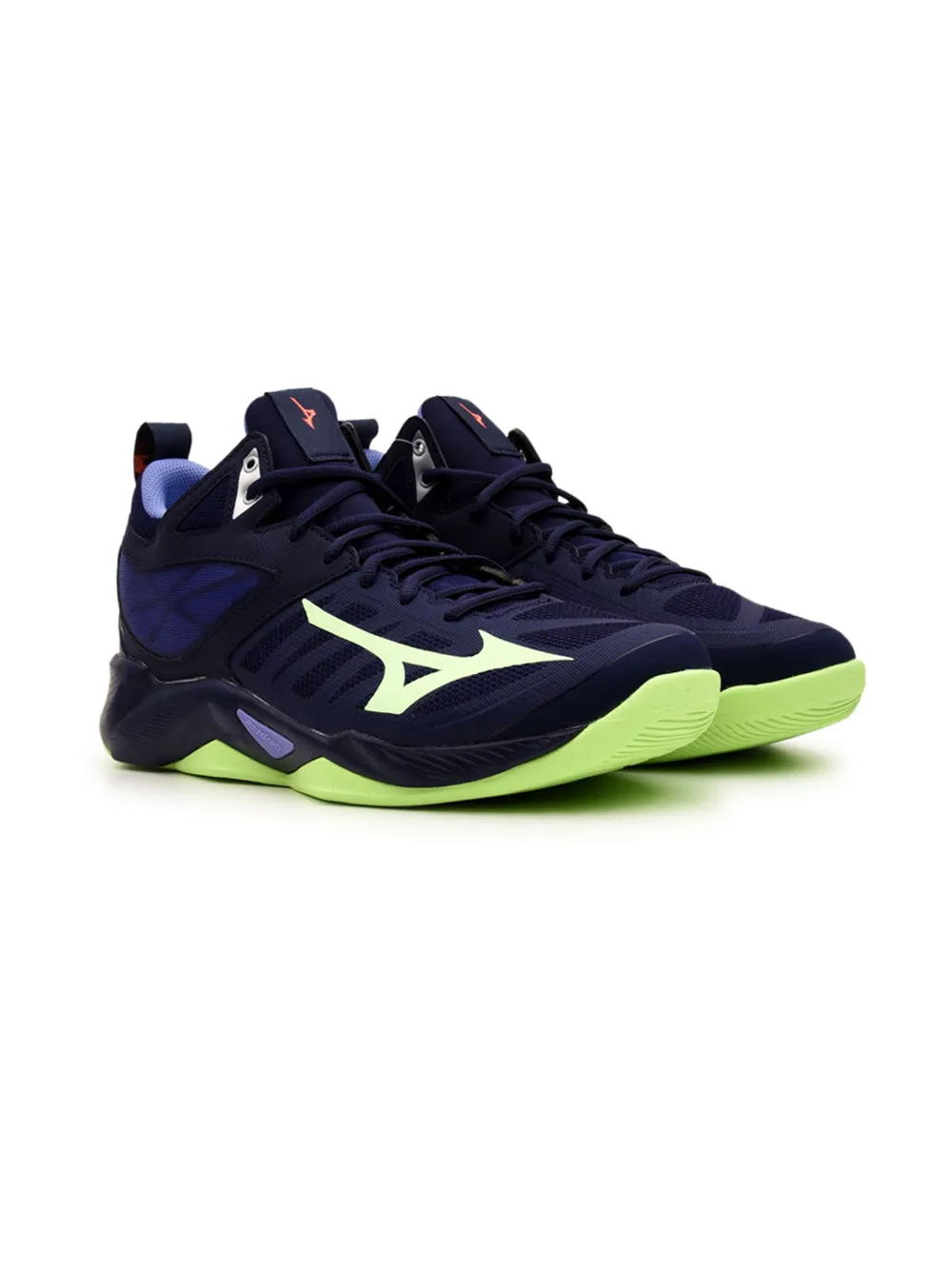 Scarpa Volley Uomo Wave Dimension Mid blu