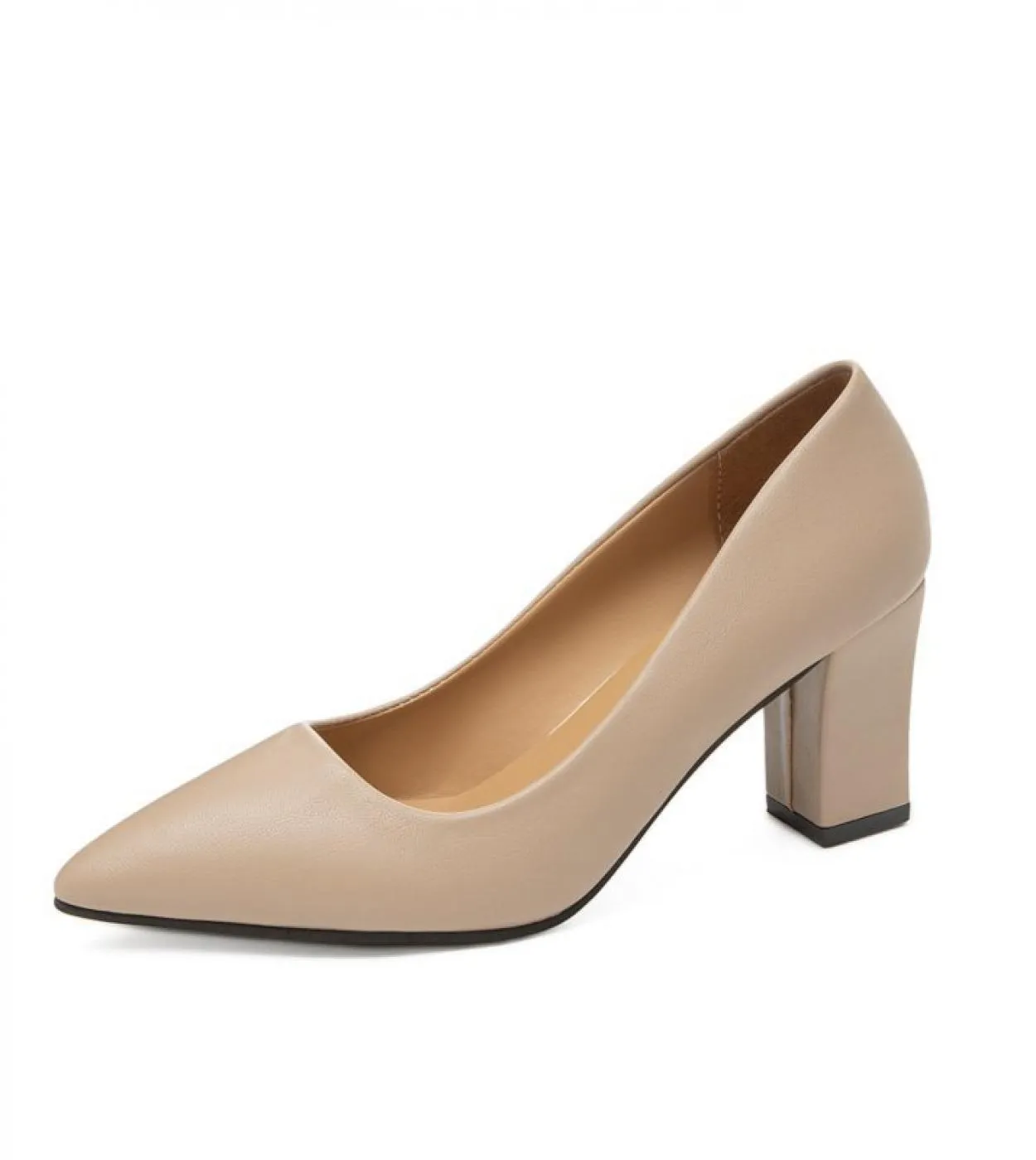 Scarpe a punta Donna Tacco quadrato Scarpe bianche Décolleté da sposa da donna Scarpe da donna Décolleté bianchi