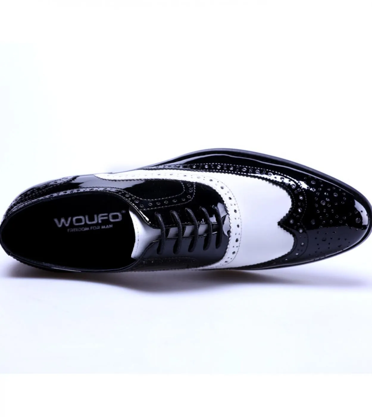 Scarpe da uomo marroni eleganti da sposa nere bianche Scarpe eleganti da uomo nere bianche di lusso