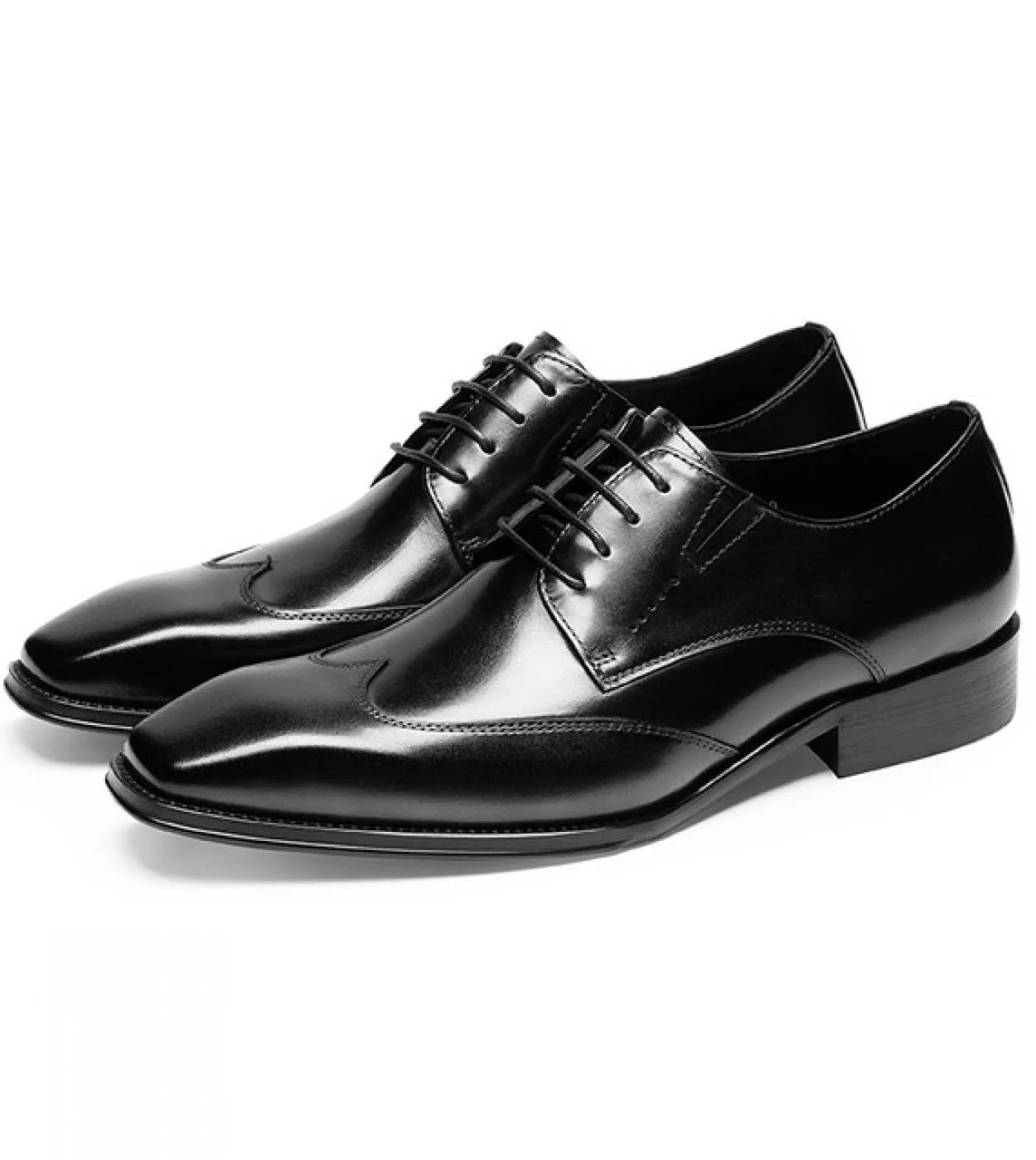 Scarpe derby formali in pelle da uomo Luxury Genuine Leather Fashion 2023 Brand New Style Brogues Scarpe sociali per uomo Free S