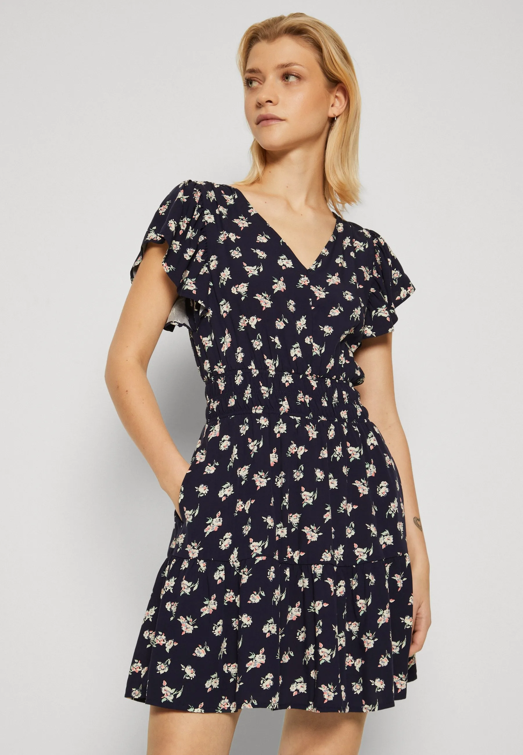 SMOCK MINI DRESS - Vestito estivo