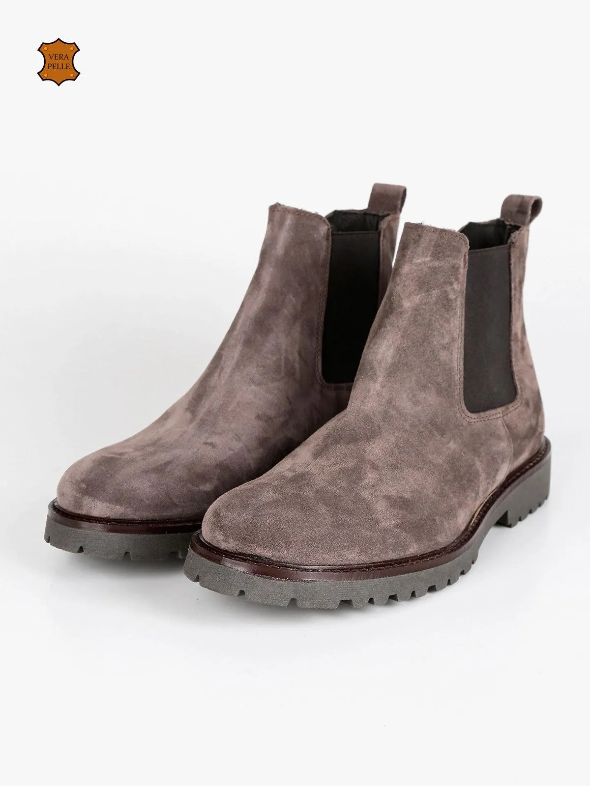Solada Bottines chelsea en daim