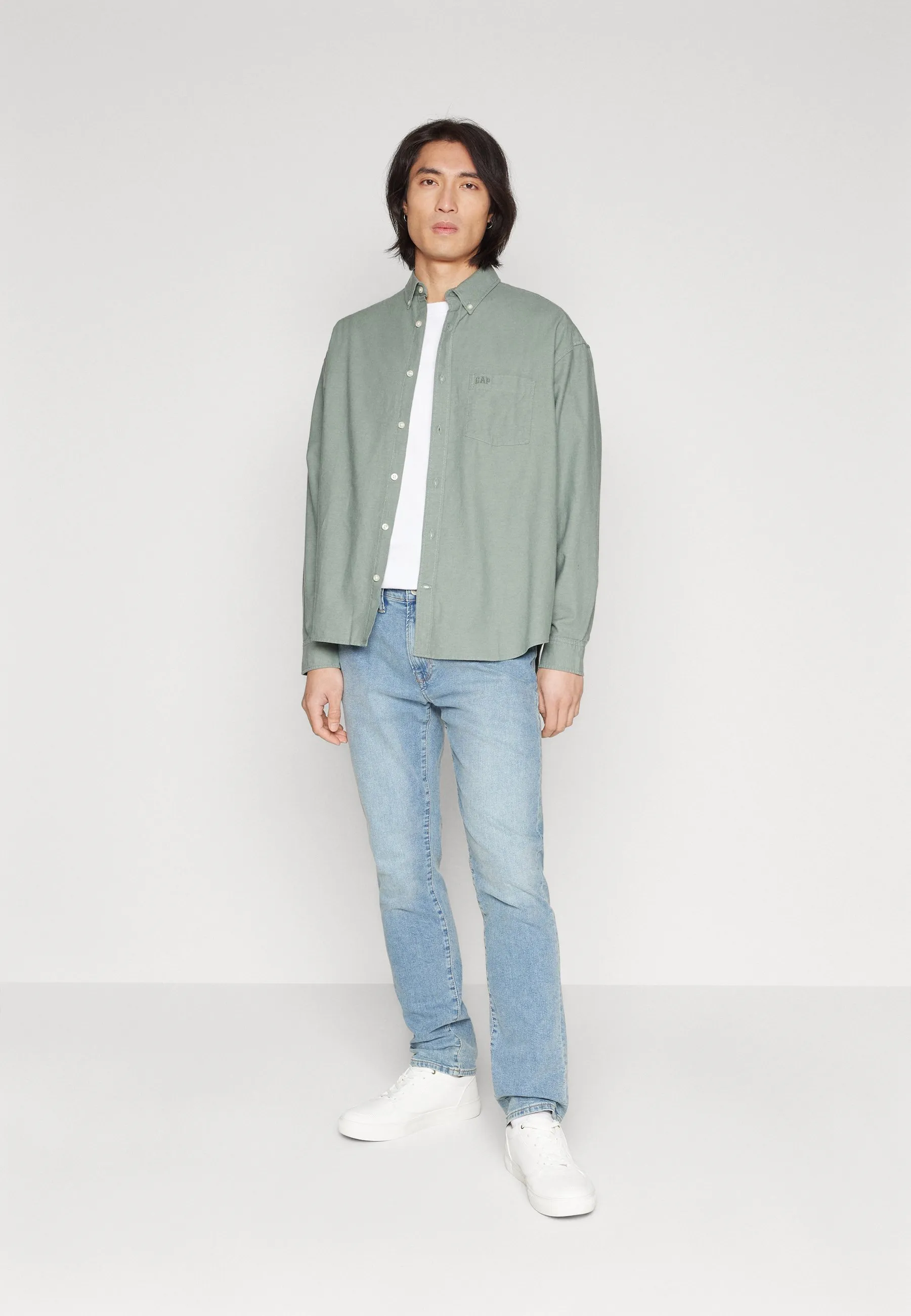STANDARD FIT OXFORD LOGO - Camicia