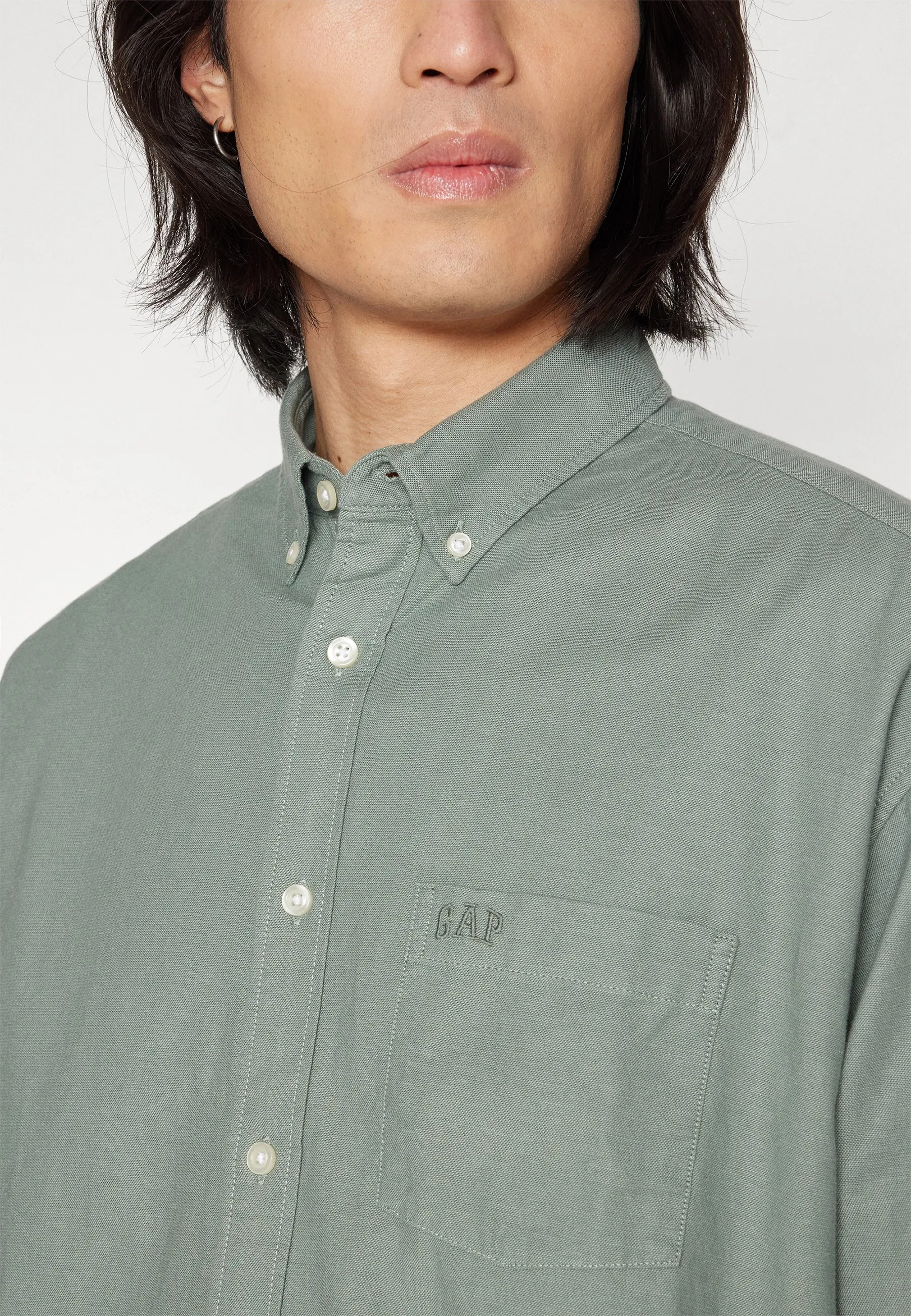 STANDARD FIT OXFORD LOGO - Camicia