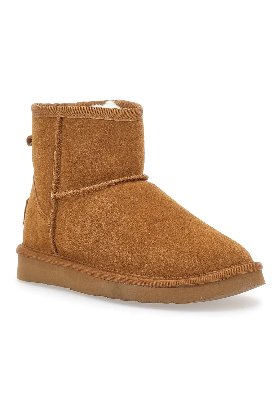 Stivaletti in Vera Pelle 3154 Camel