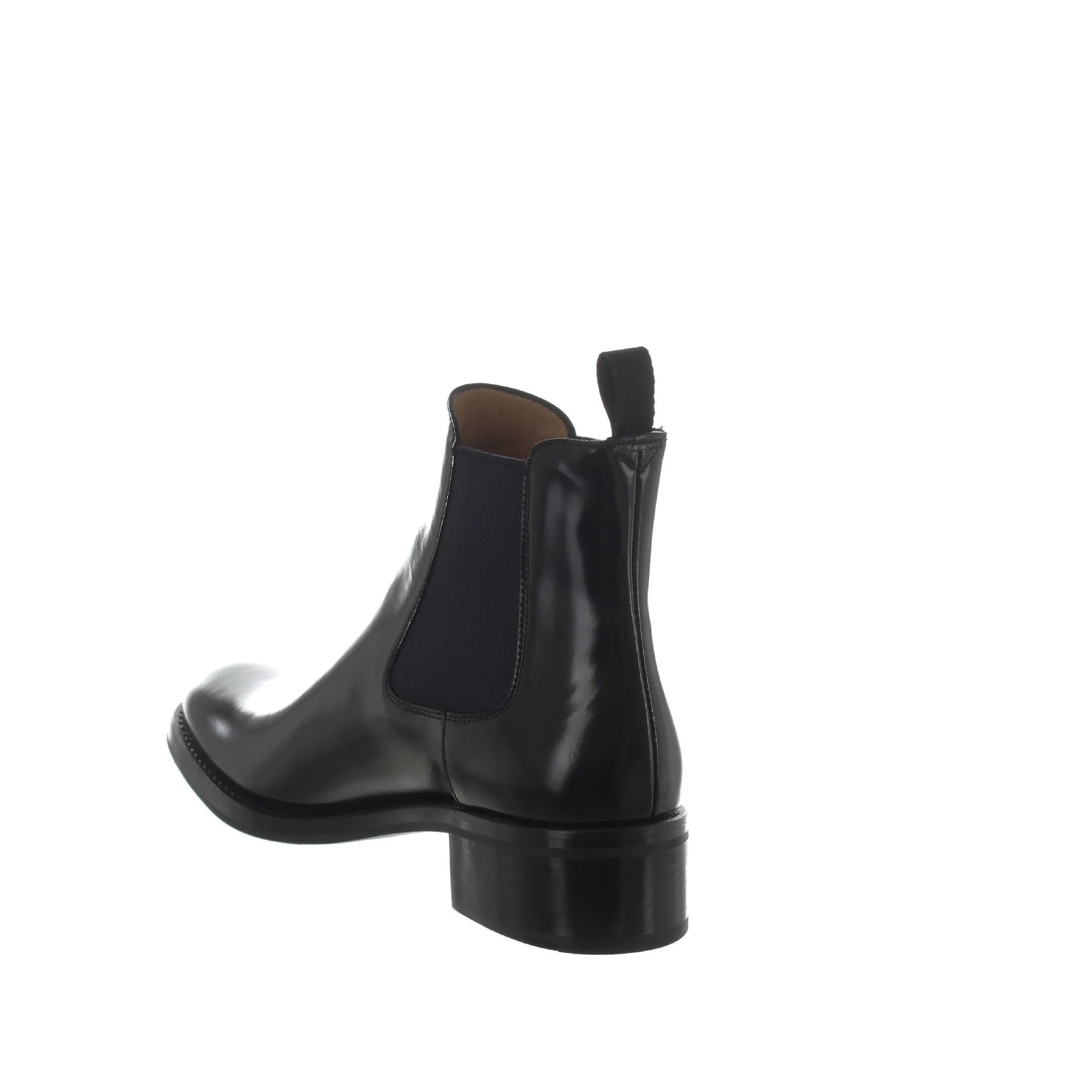 Stivaletto chelsea in pelle lucida