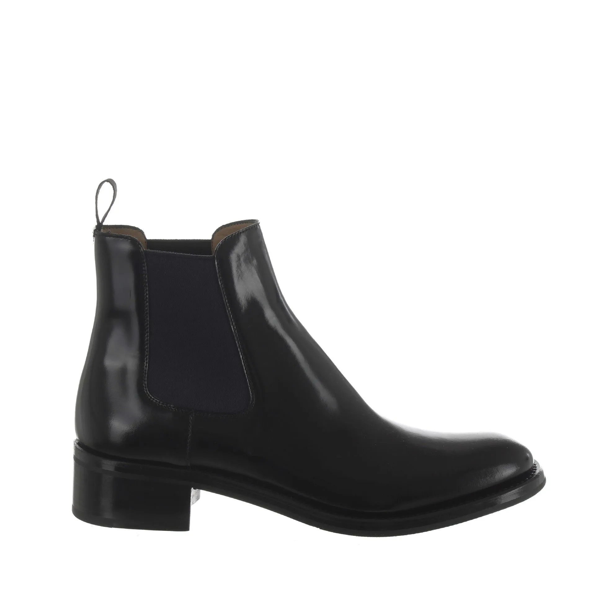 Stivaletto chelsea in pelle lucida