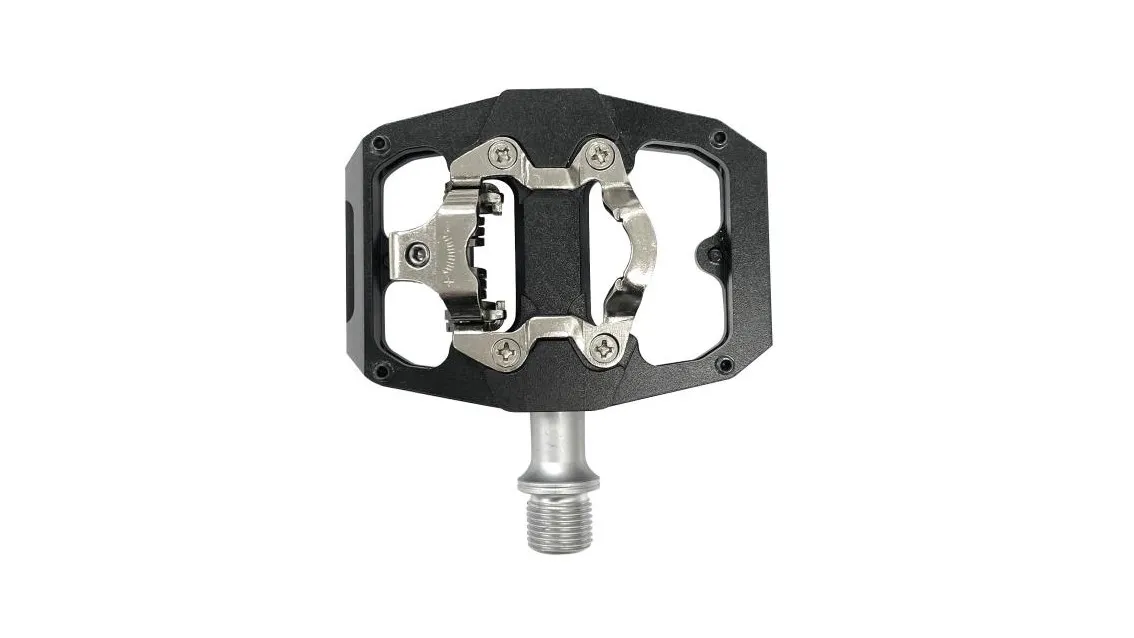 SWITCH Pedali Doppia Funzione Flat/SPD Crak Flip Nero