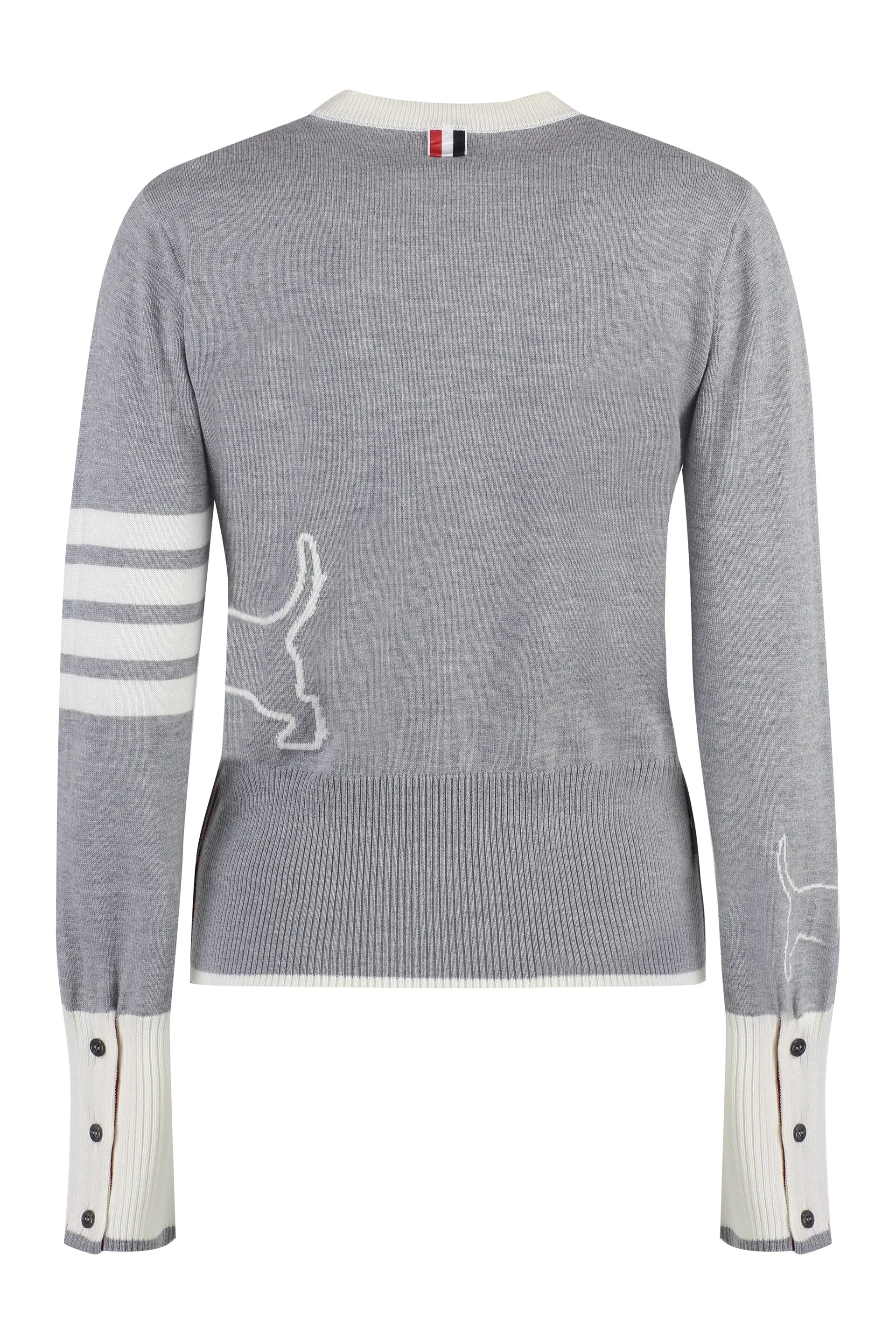 Thom Browne Maglione girocollo in lana
