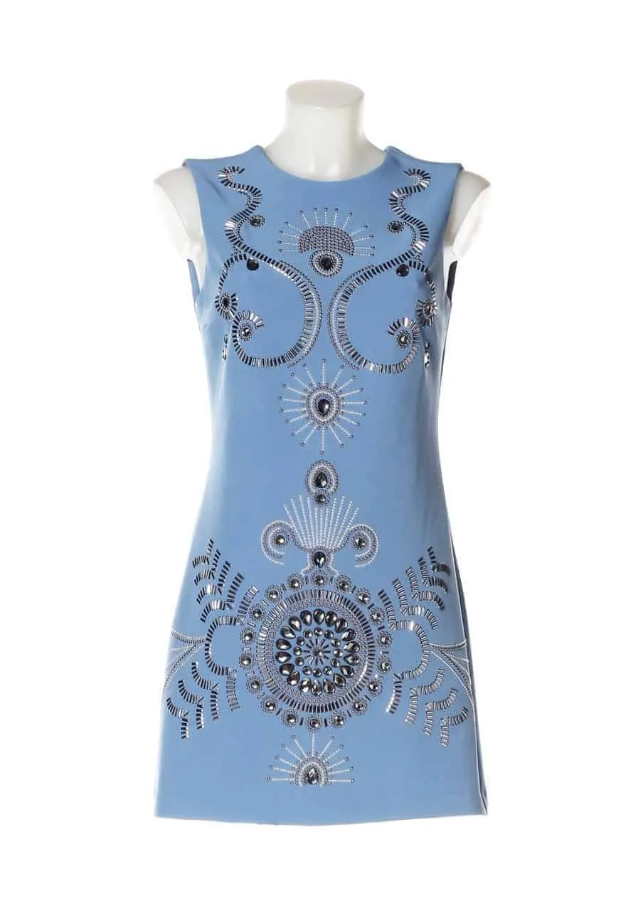 Tubino elegante azzurro