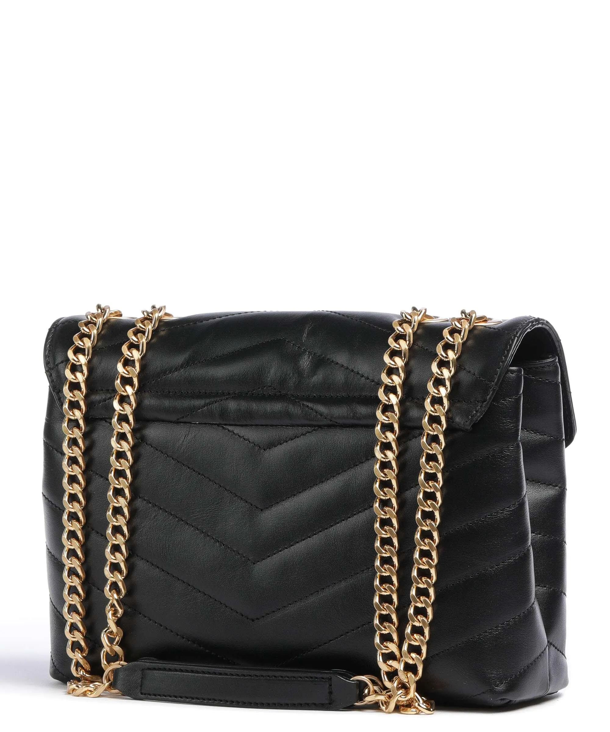  Twinset Dreamy Dreamy Borsa a spalla pelle di vitello finemente grana nero  