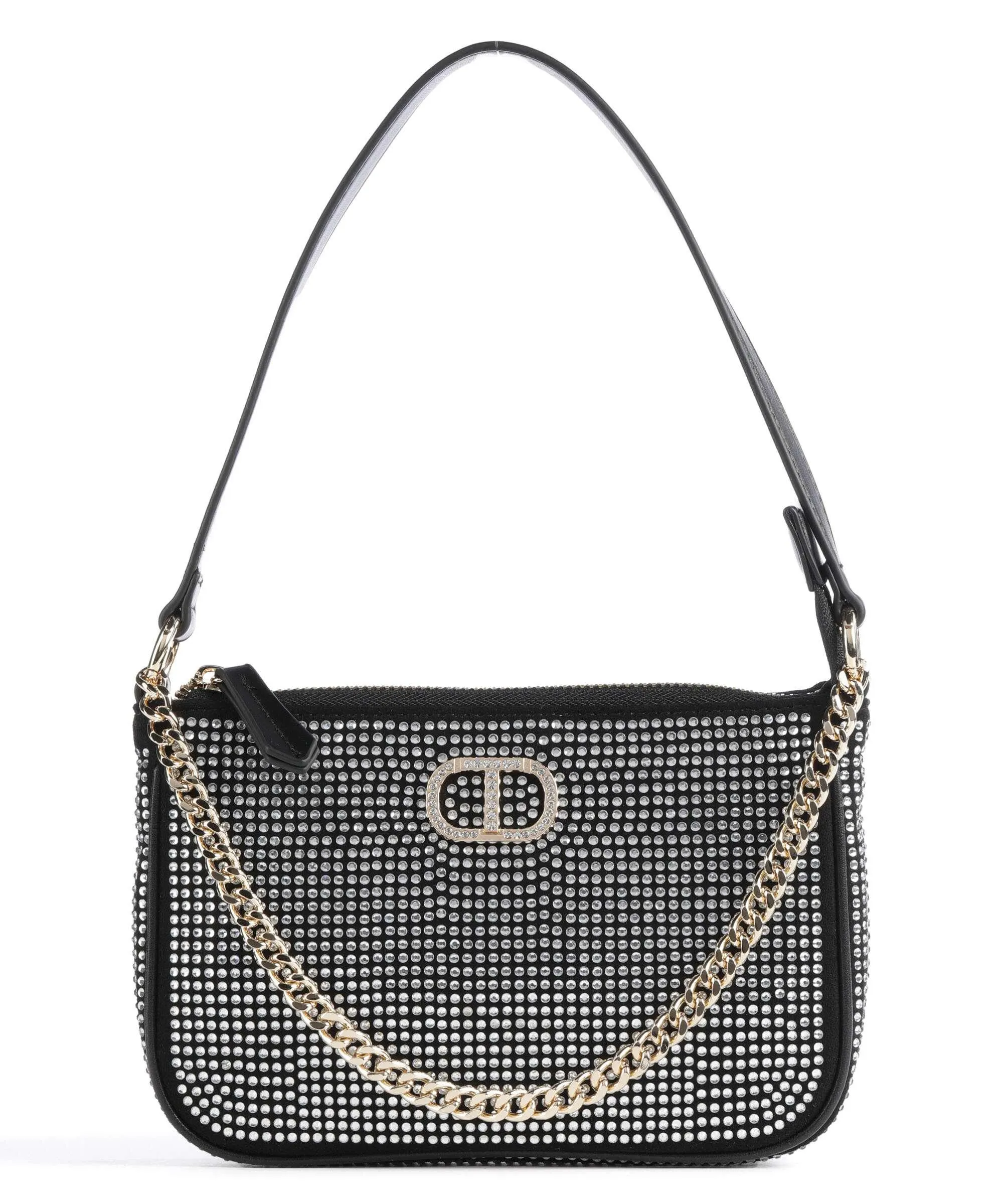  Twinset Party Petite Borsa a spalla pelle sintetica nero  