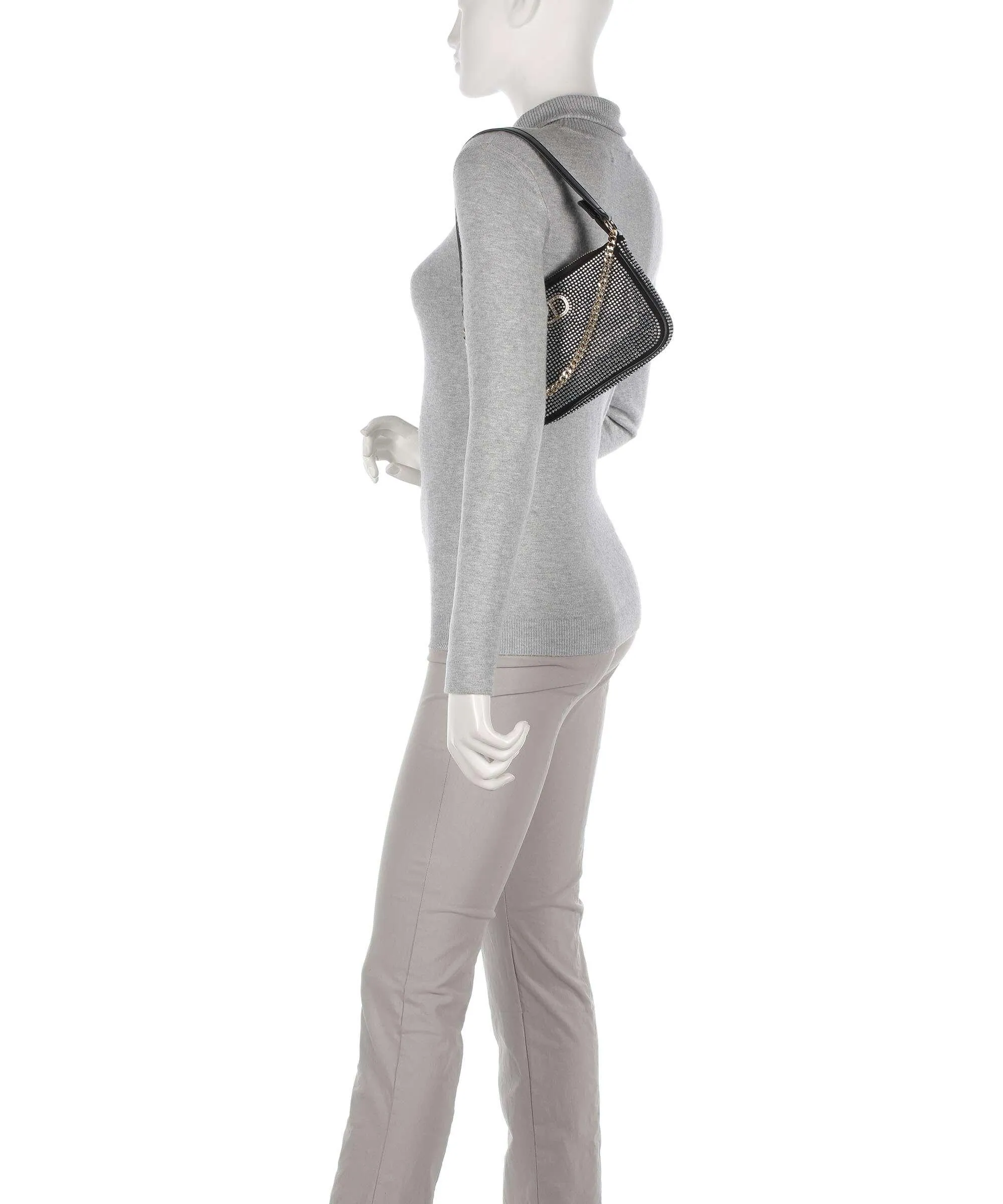  Twinset Party Petite Borsa a spalla pelle sintetica nero  
