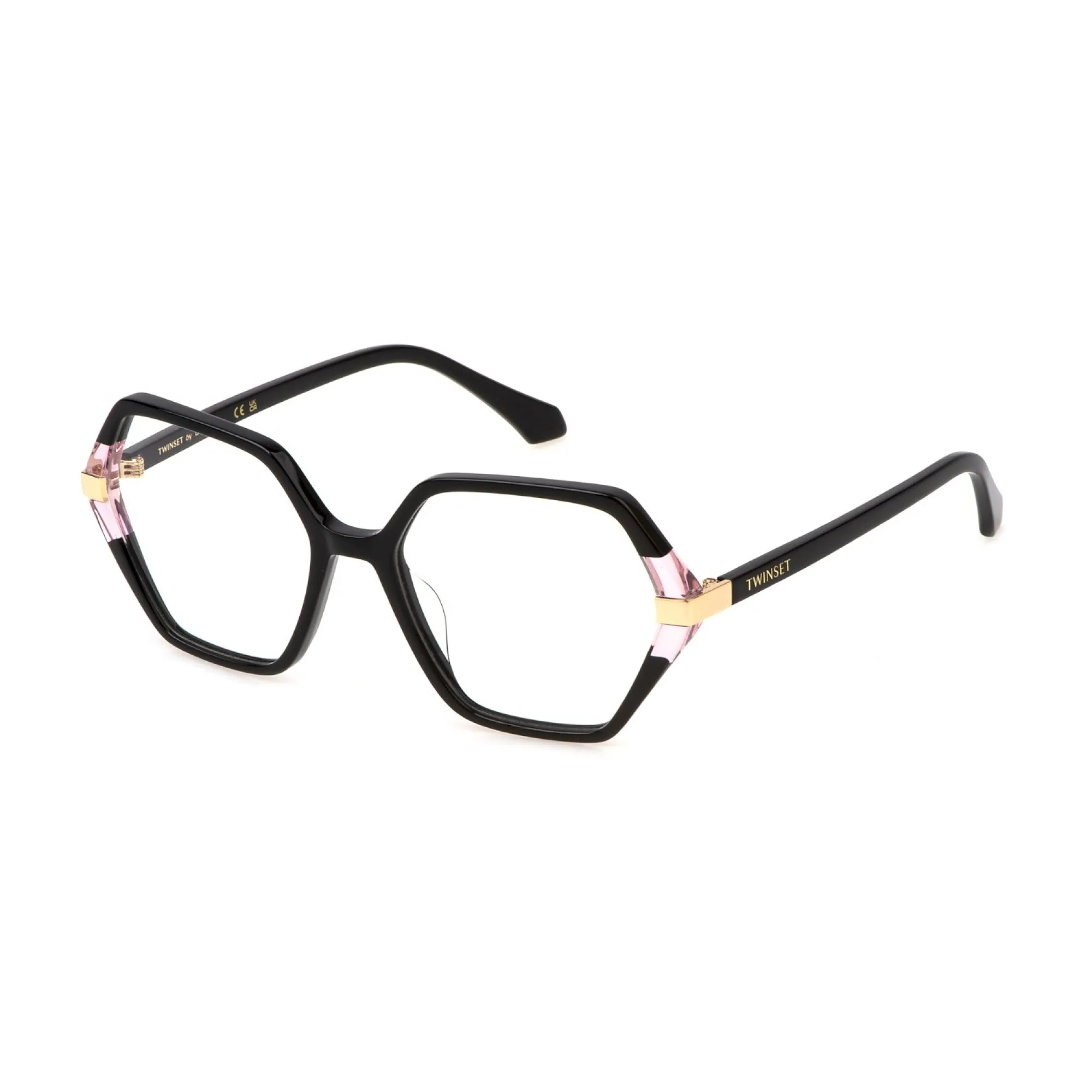   Twinset VTW052V - 0700 Nero Lucido | Occhiale Da Vista Donna 