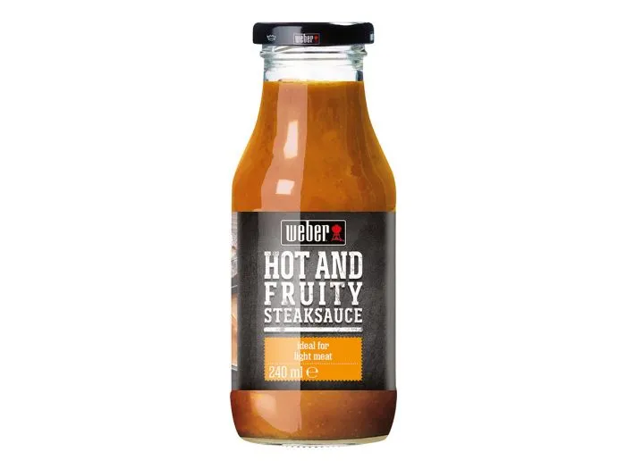 Weber Hot & Fruity Steaksauce salsa per barbecue