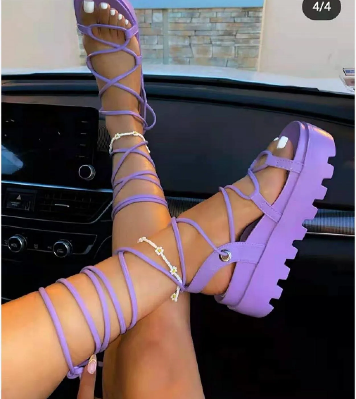 Womens Gladiator Sandals Platform Size 42  Platform Lace Gladiator Sandals Women  Womens Sandals