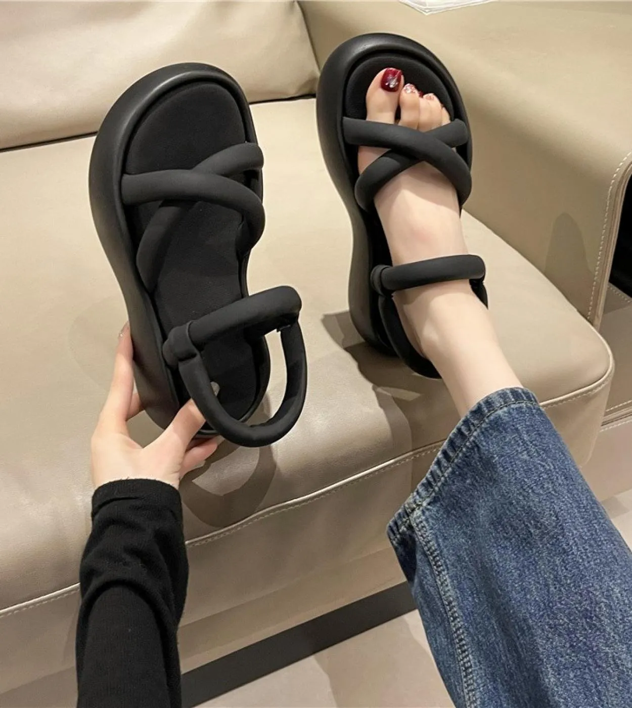 Womens Platform Sandals  High Heels Sandals  Shoes Platform  Women Sandals  2023