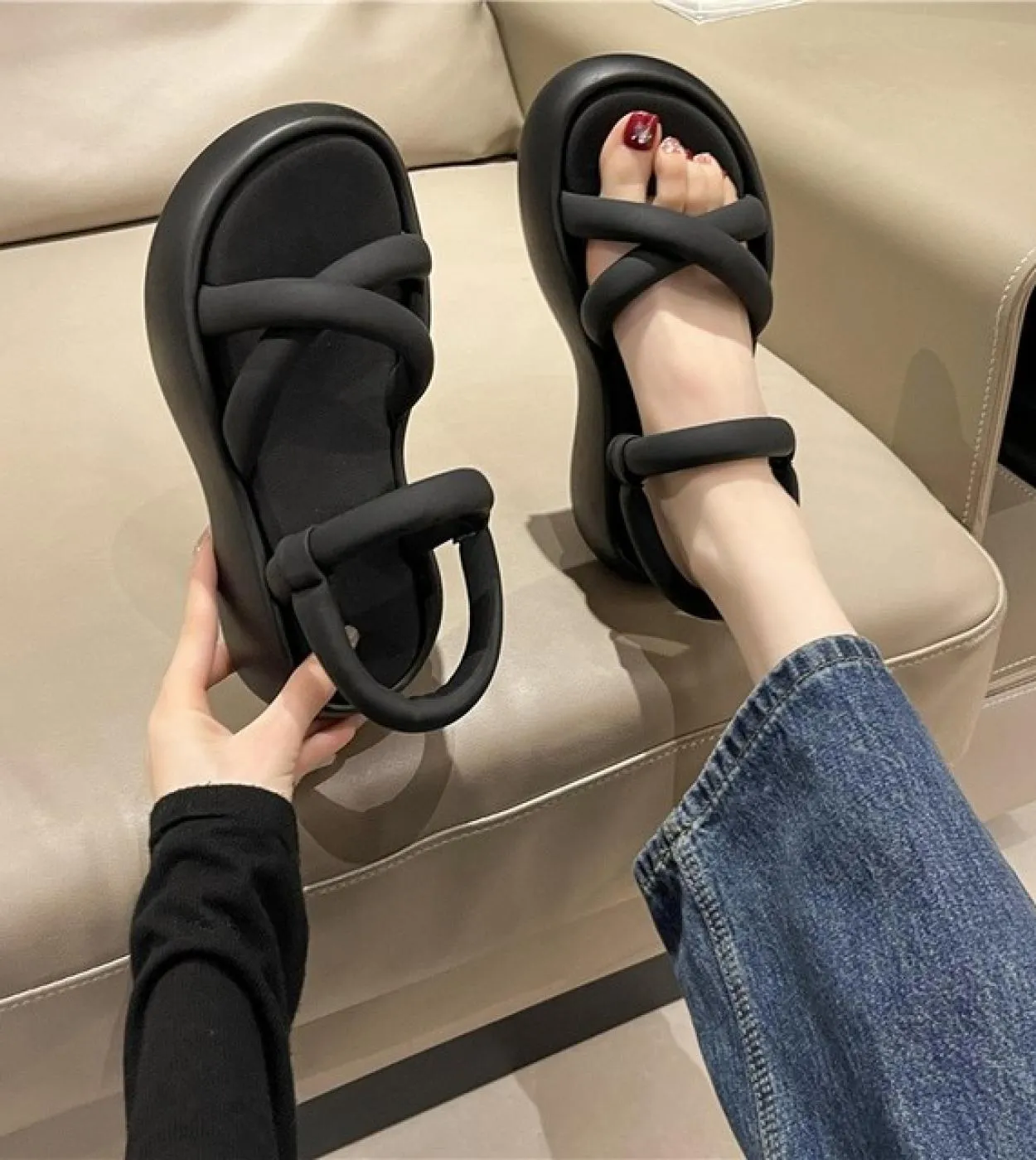 Womens Platform Sandals  High Heels Sandals  Shoes Platform  Women Sandals  2023