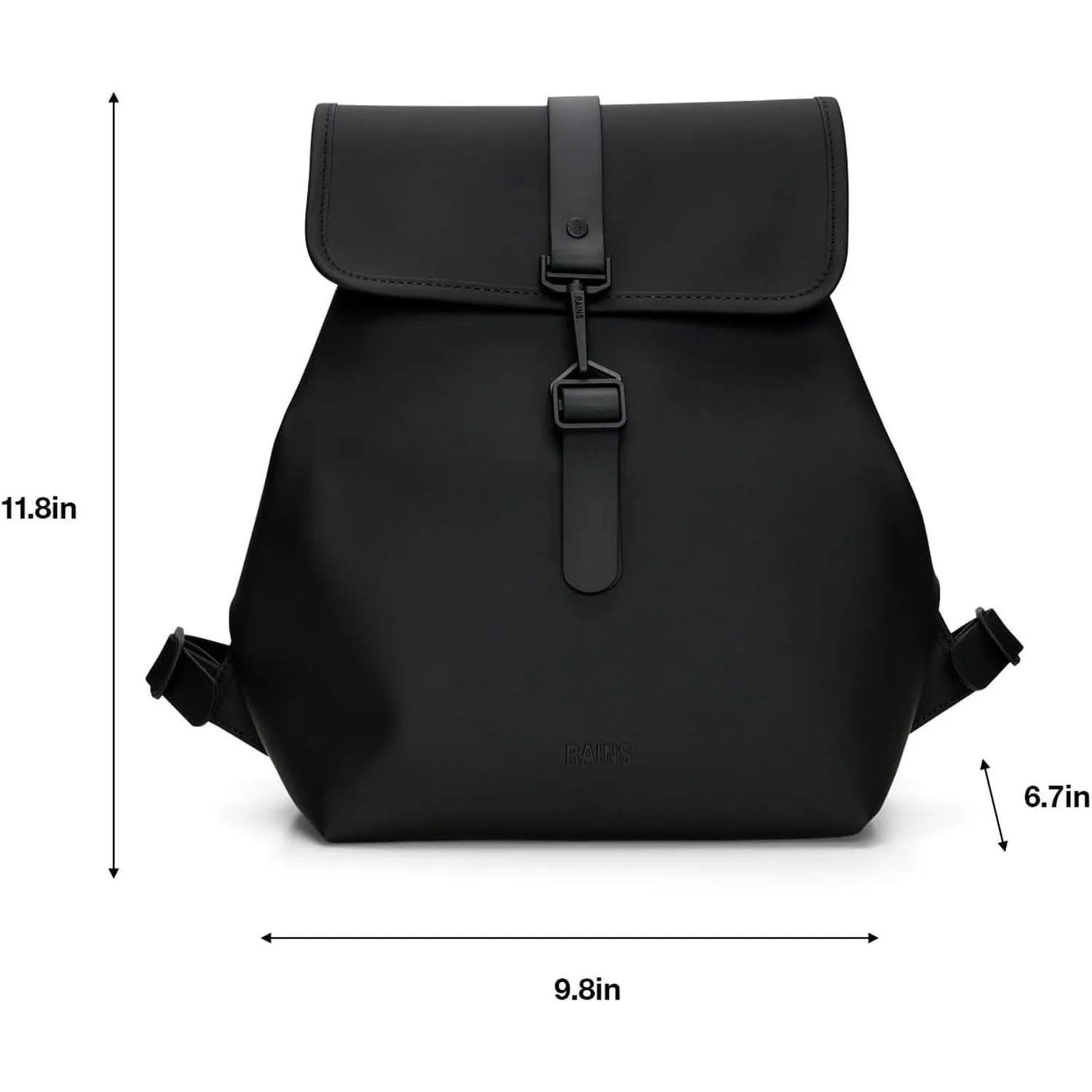 Zaino RAINS Unisex Nero